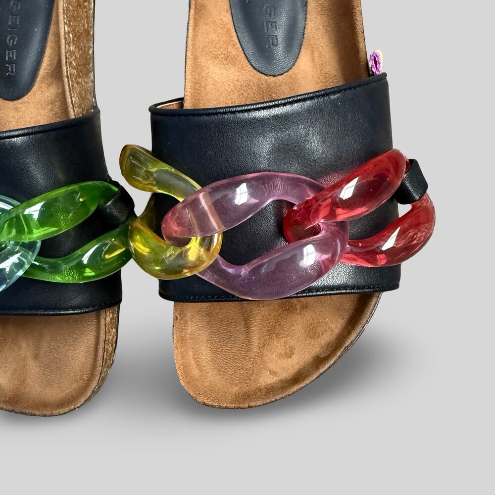 Kurt Geiger London Ozark Chain Slides - Picture 4 of 7